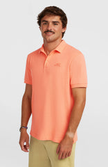 Slub Polo Men - Funky Peach
