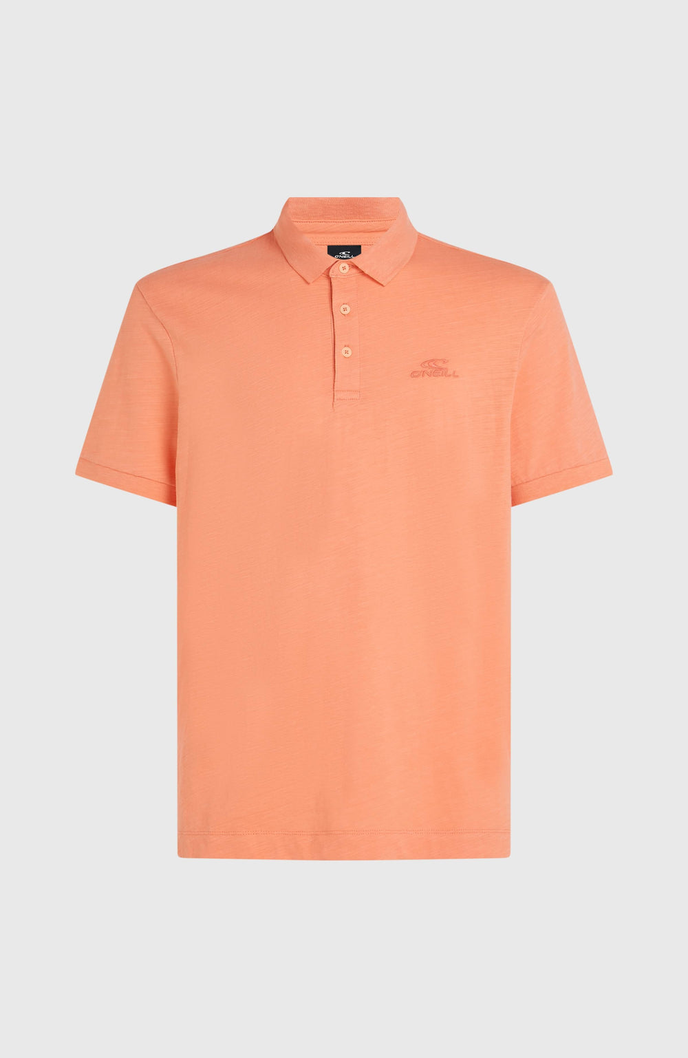 Slub Polo Men - Funky Peach