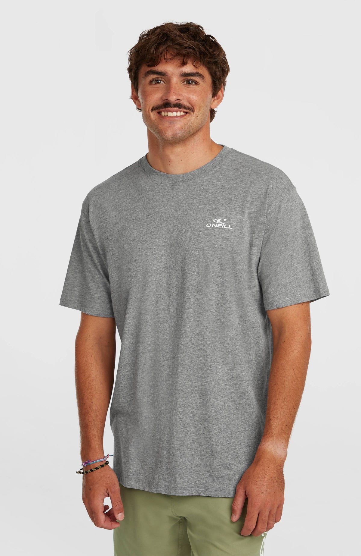 O'Neill Small Logo T-Shirt Men - Silver Melee