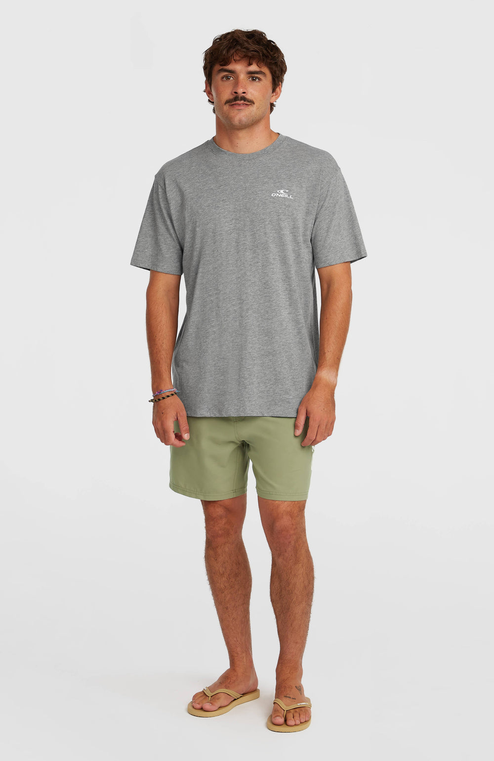 O'Neill Small Logo T-Shirt Men - Silver Melee