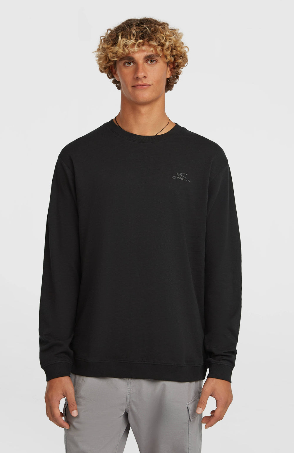 O'Neill Slub Long-Sleeve T-Shirt Men - Black Out