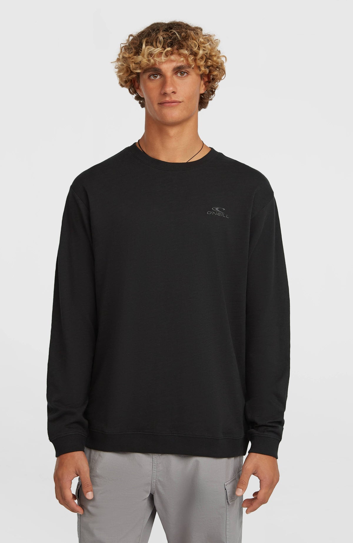 O'Neill Slub Long-Sleeve T-Shirt Men - Black Out