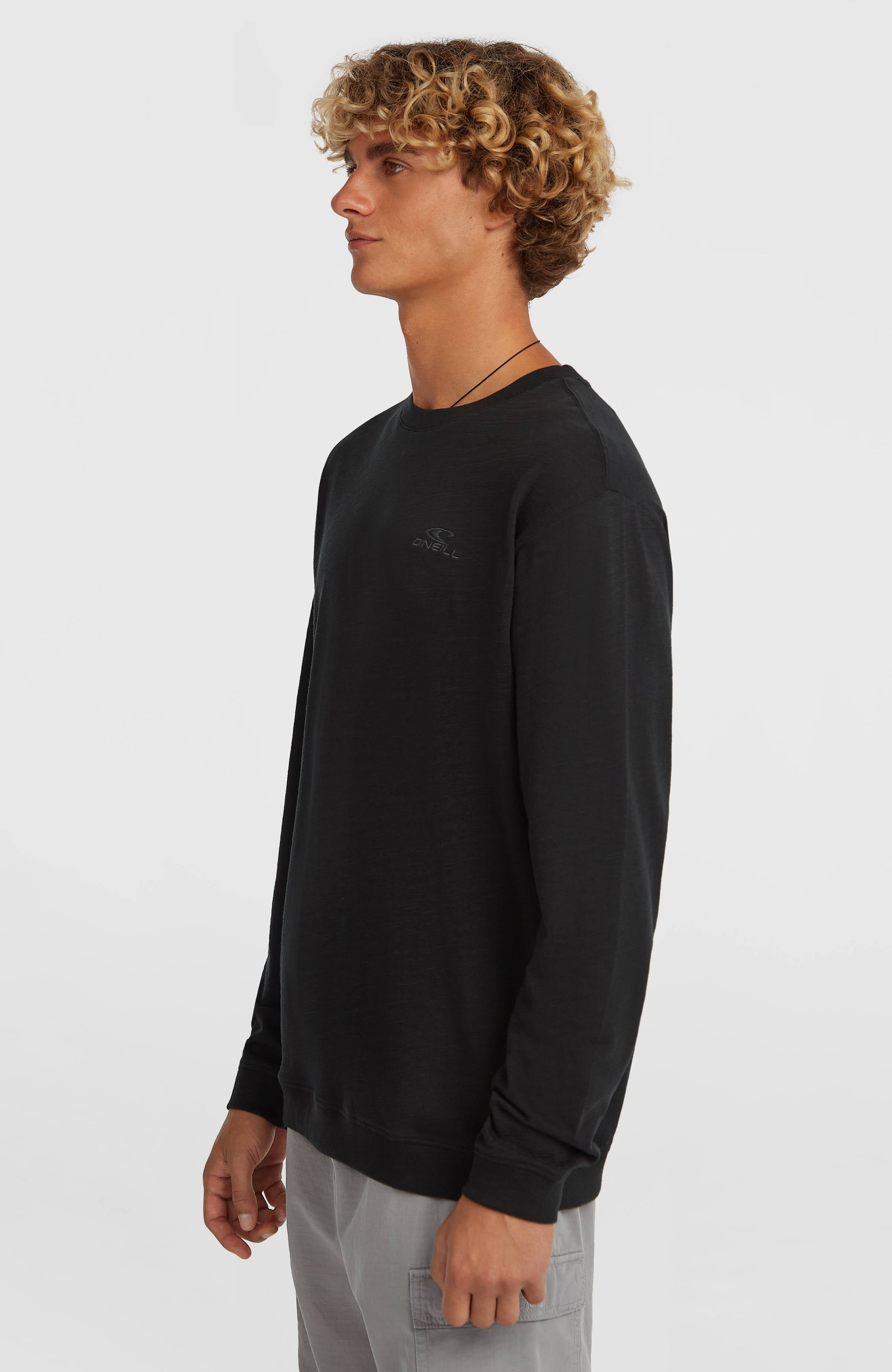 O'Neill Slub Long-Sleeve T-Shirt Men - Black Out