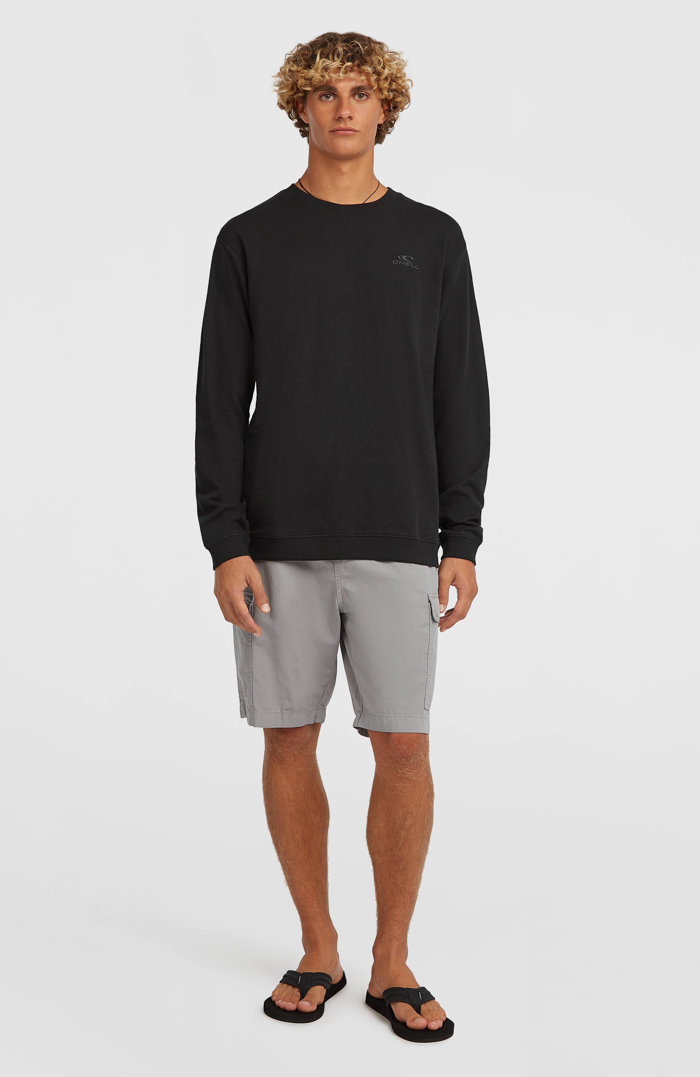 O'Neill Slub Long-Sleeve T-Shirt Men - Black Out
