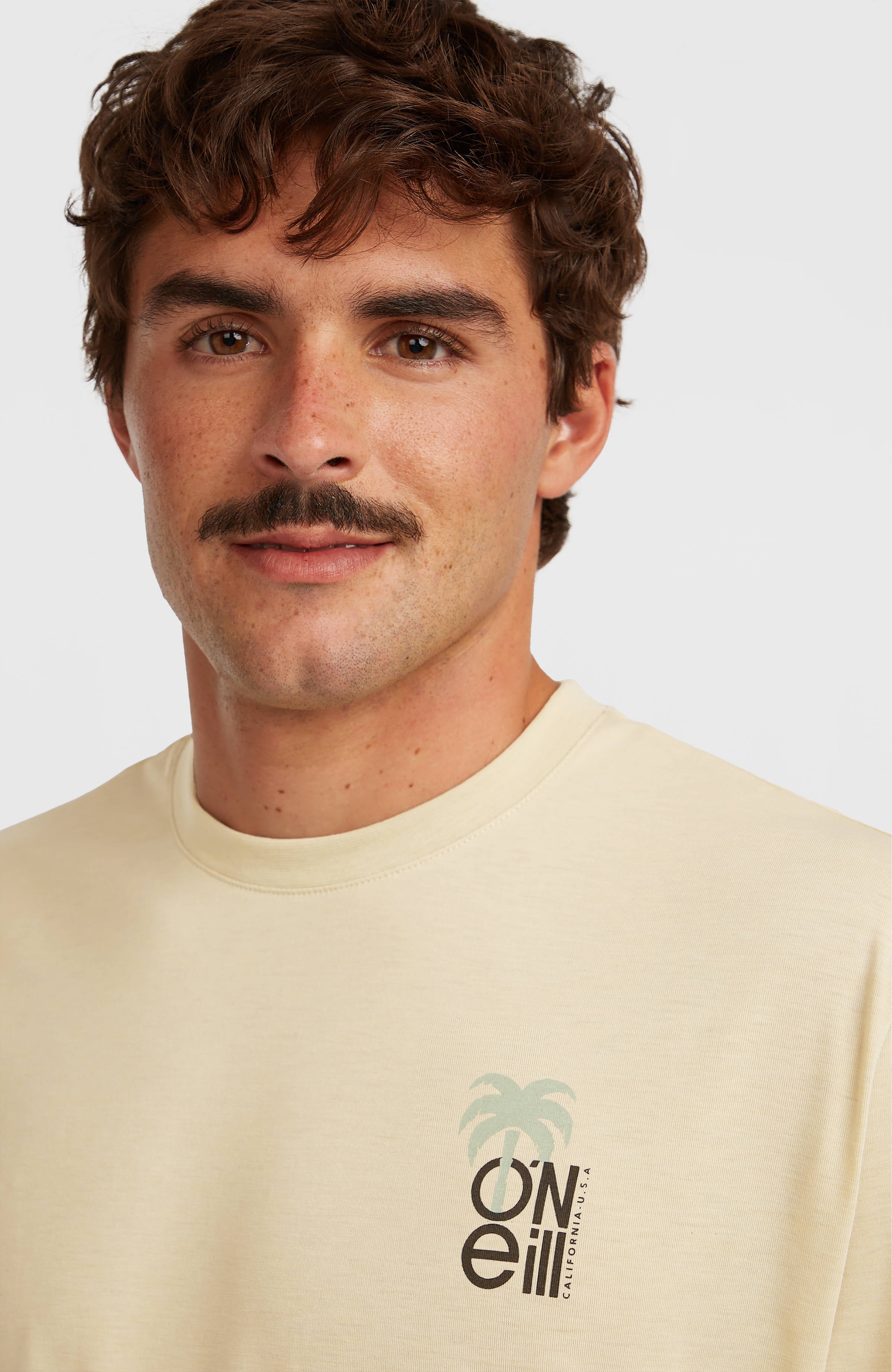 O'Neill Hybrid Polygiene Graphic T-Shirt Men - Cocoa Sand