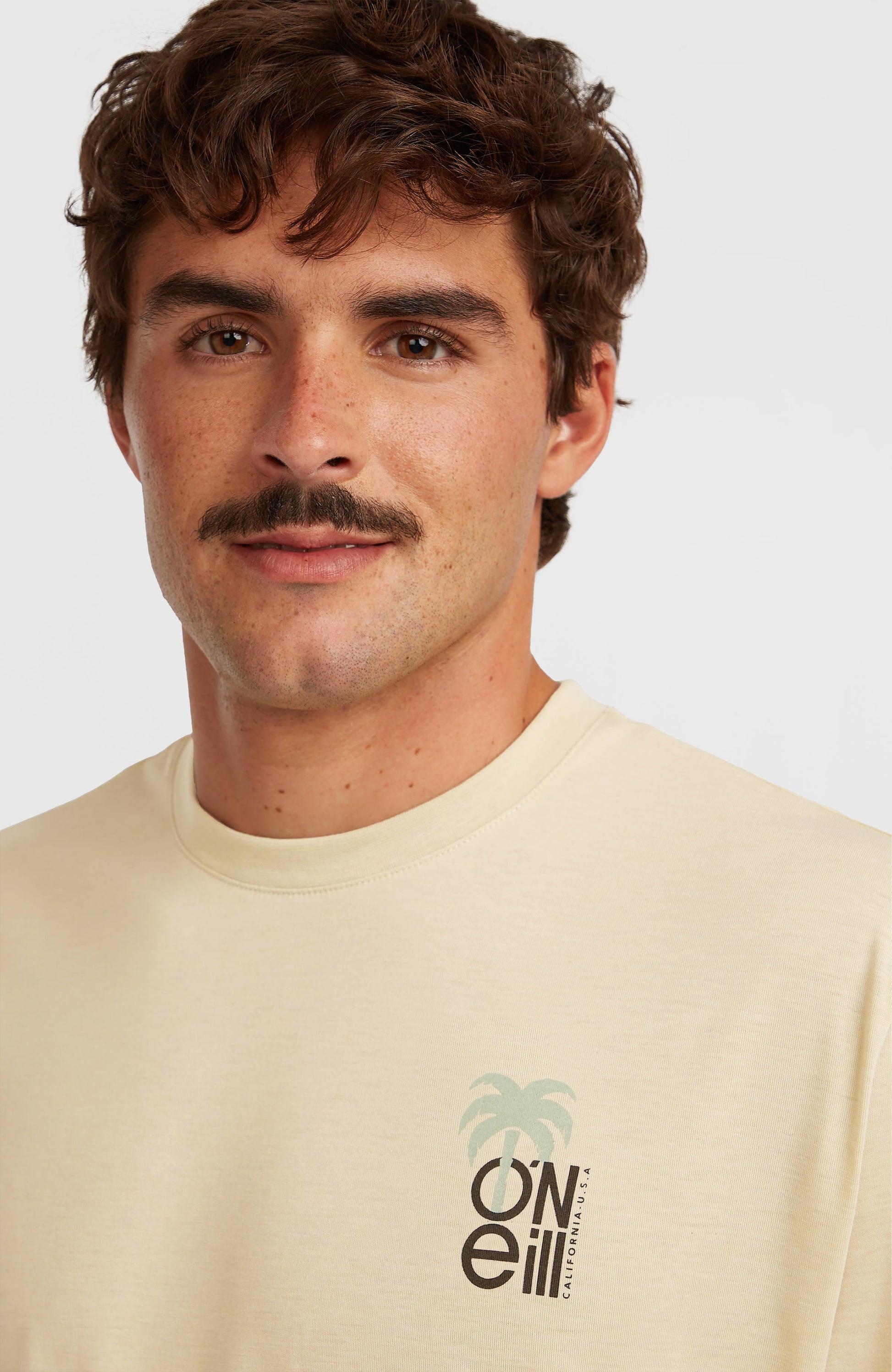 O'Neill Hybrid Polygiene Graphic T-Shirt Men - Cocoa Sand