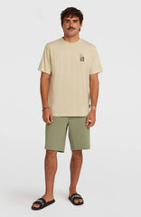 O'Neill Hybrid Polygiene Graphic T-Shirt Men - Cocoa Sand