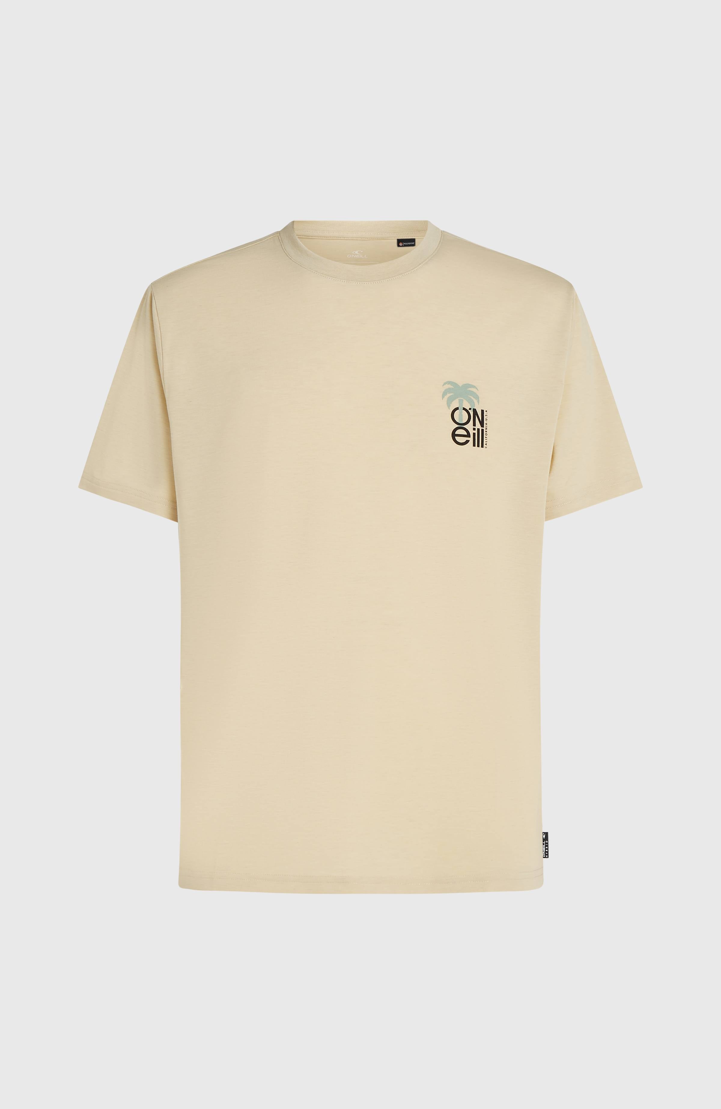 O'Neill Hybrid Polygiene Graphic T-Shirt Men - Cocoa Sand