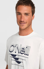 O'Neill Hybrid UPF 50+ Polygiene Graphic T-Shirt Men - Snow White