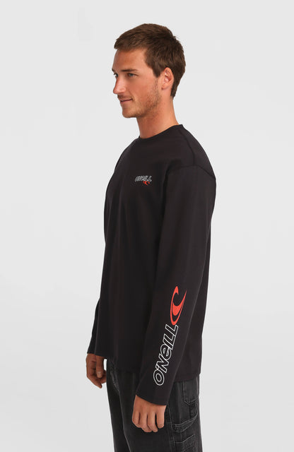 Essentials 90s Logo Long-Sleeve T-Shirt Men - Black Out