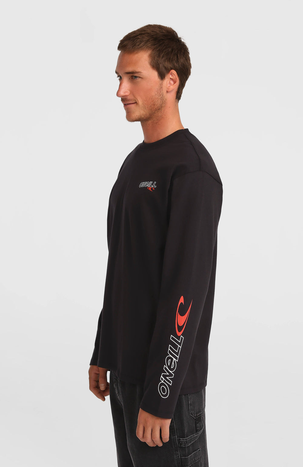 Essentials 90s Logo Long-Sleeve T-Shirt Men - Black Out