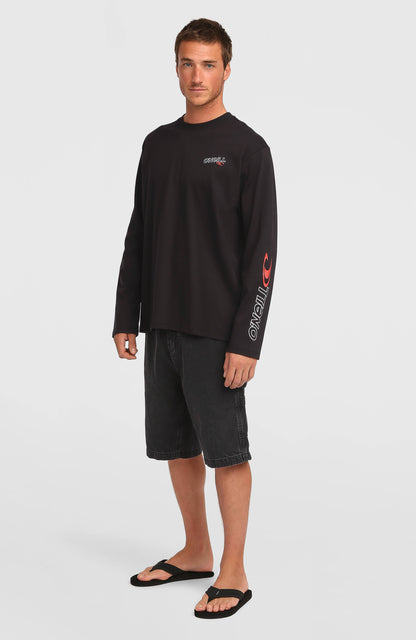 Essentials 90s Logo Long-Sleeve T-Shirt Men - Black Out