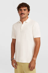Slub Polo Men - Snow White