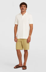 Slub Polo Men - Snow White
