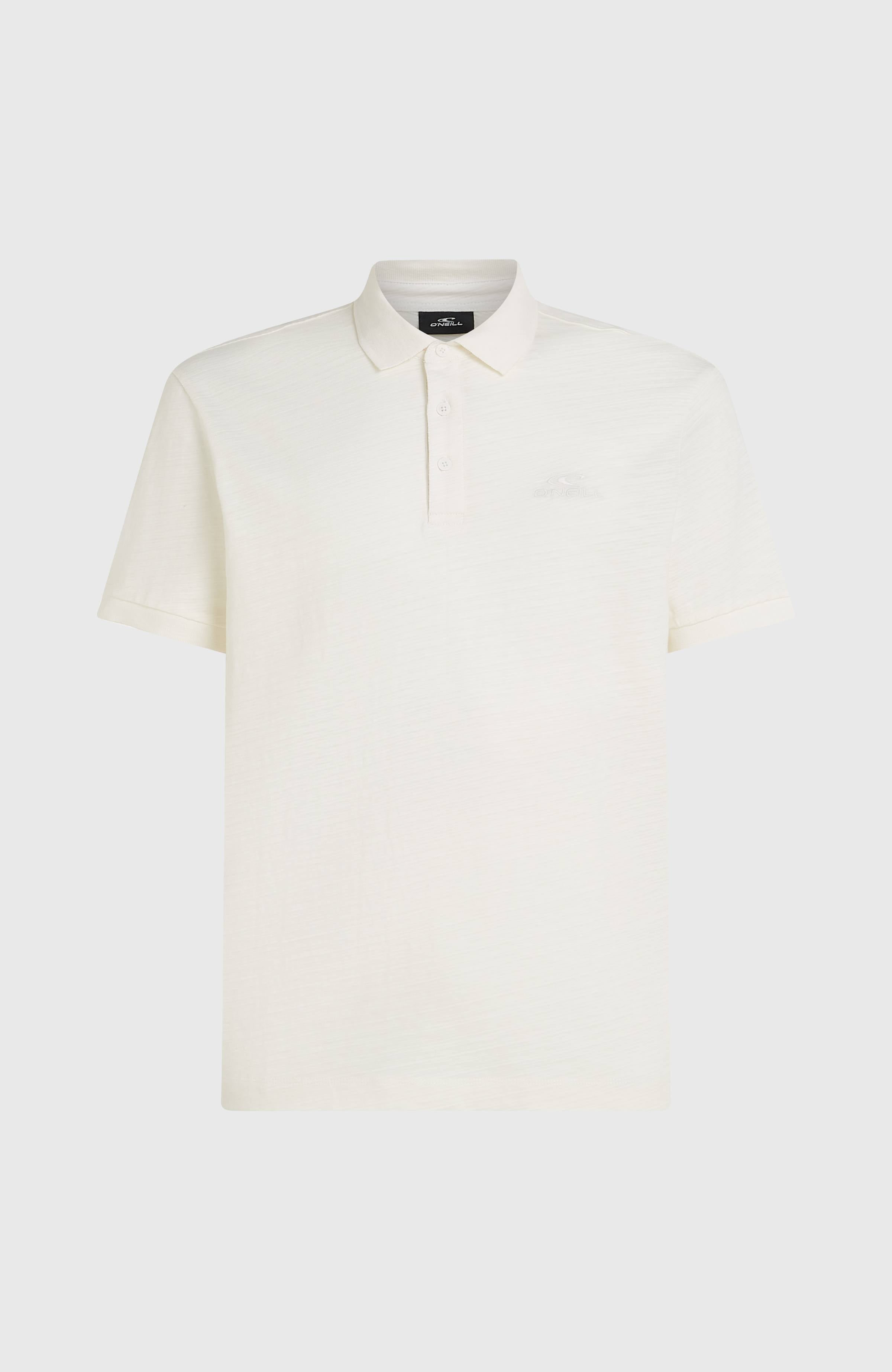 Slub Polo Men - Snow White