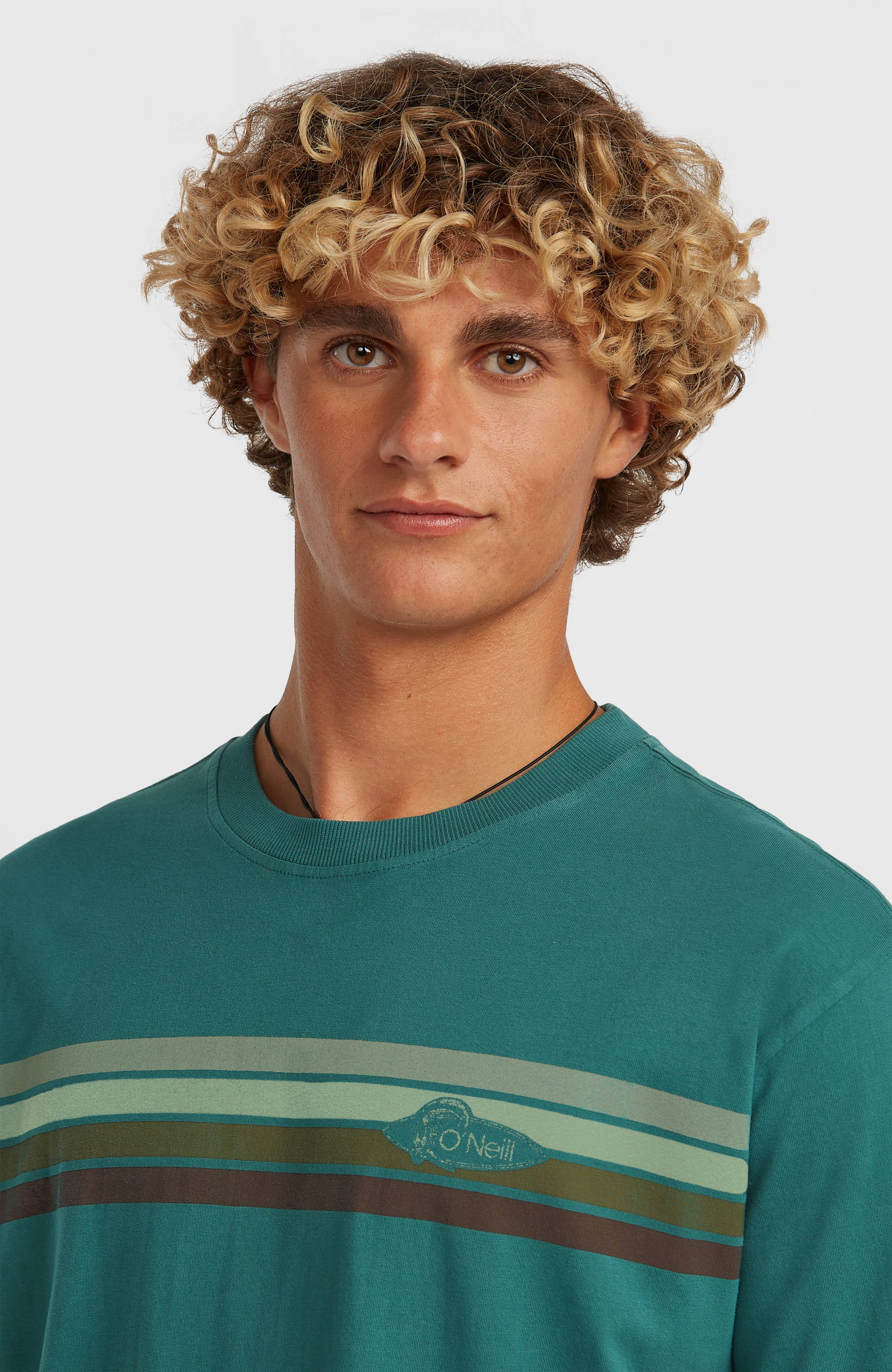 O'Riginals Front-Stripe T-Shirt Men - Botanical Heat