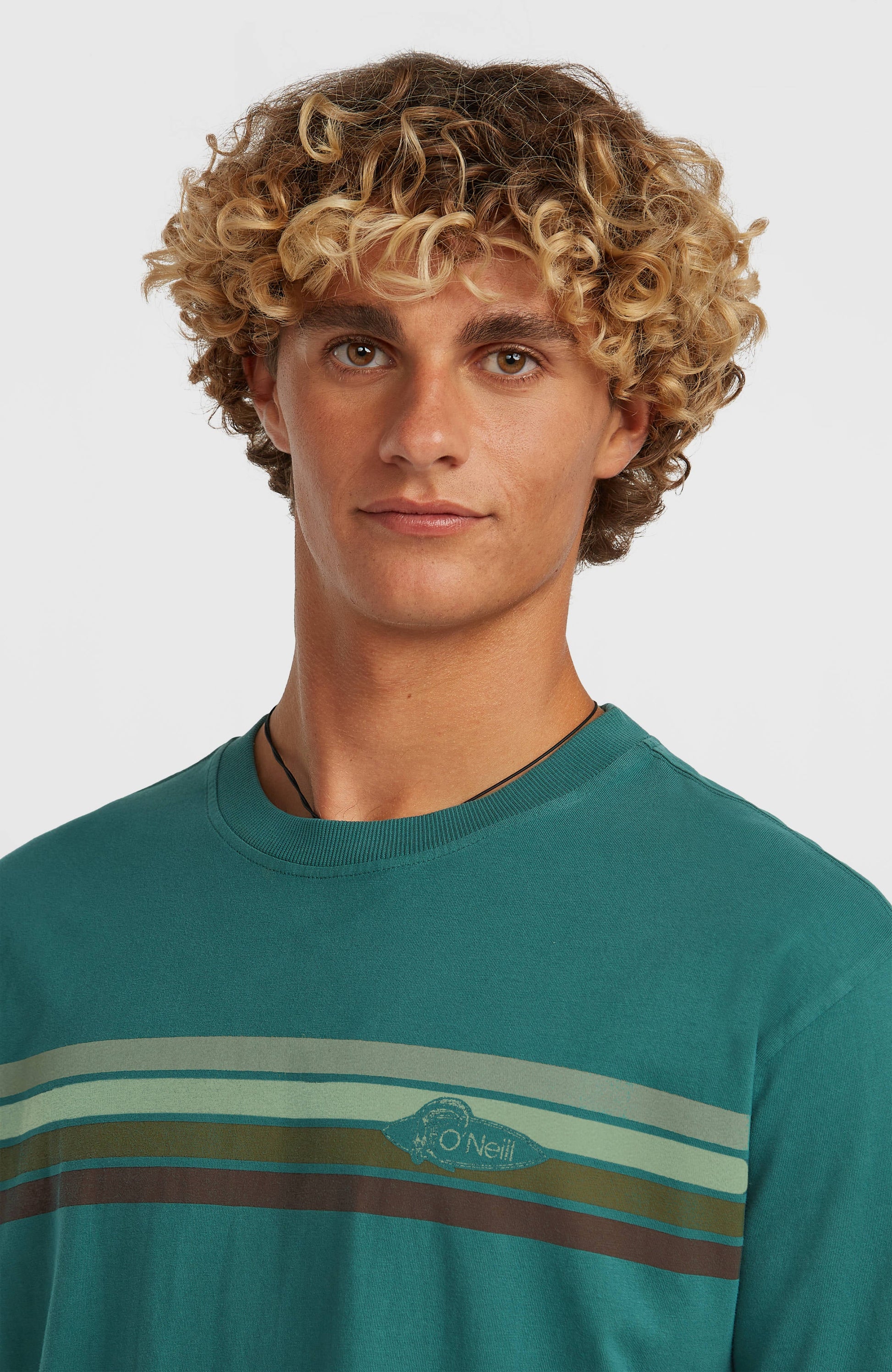 O'Riginals Front-Stripe T-Shirt Men - Botanical Heat