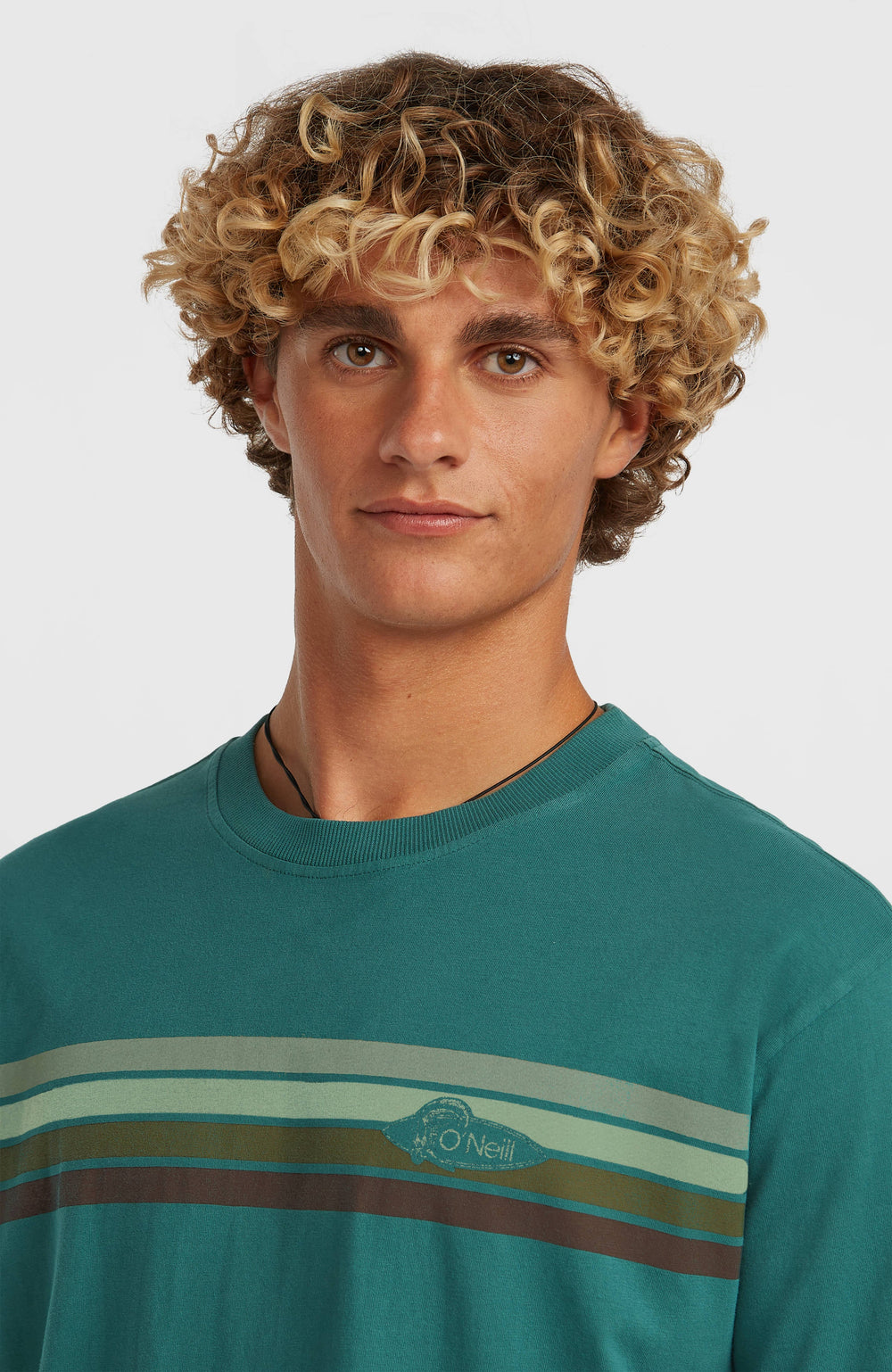 O'Riginals Front-Stripe T-Shirt Men - Botanical Heat