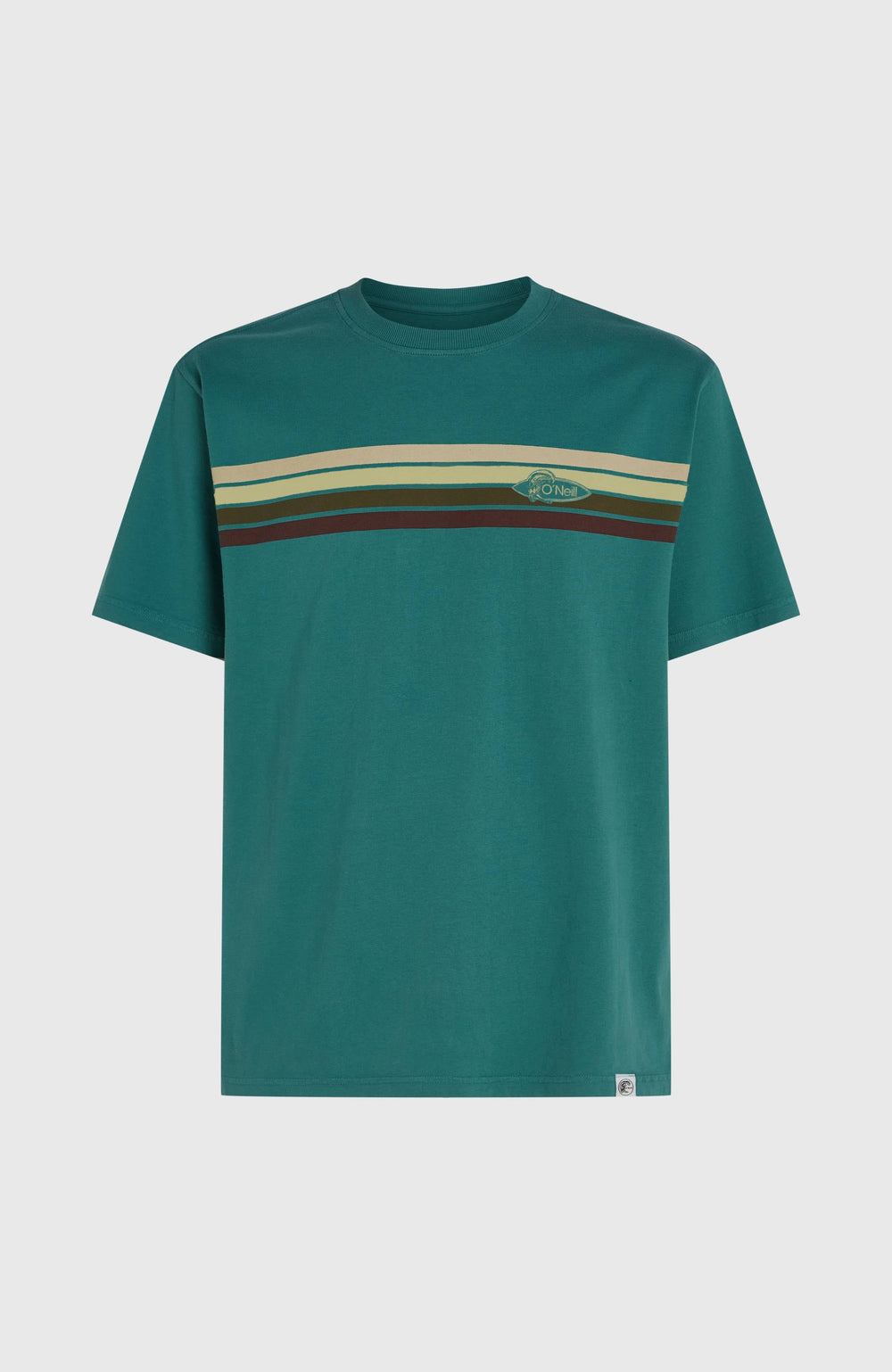 O'Riginals Front-Stripe T-Shirt Men - Botanical Heat