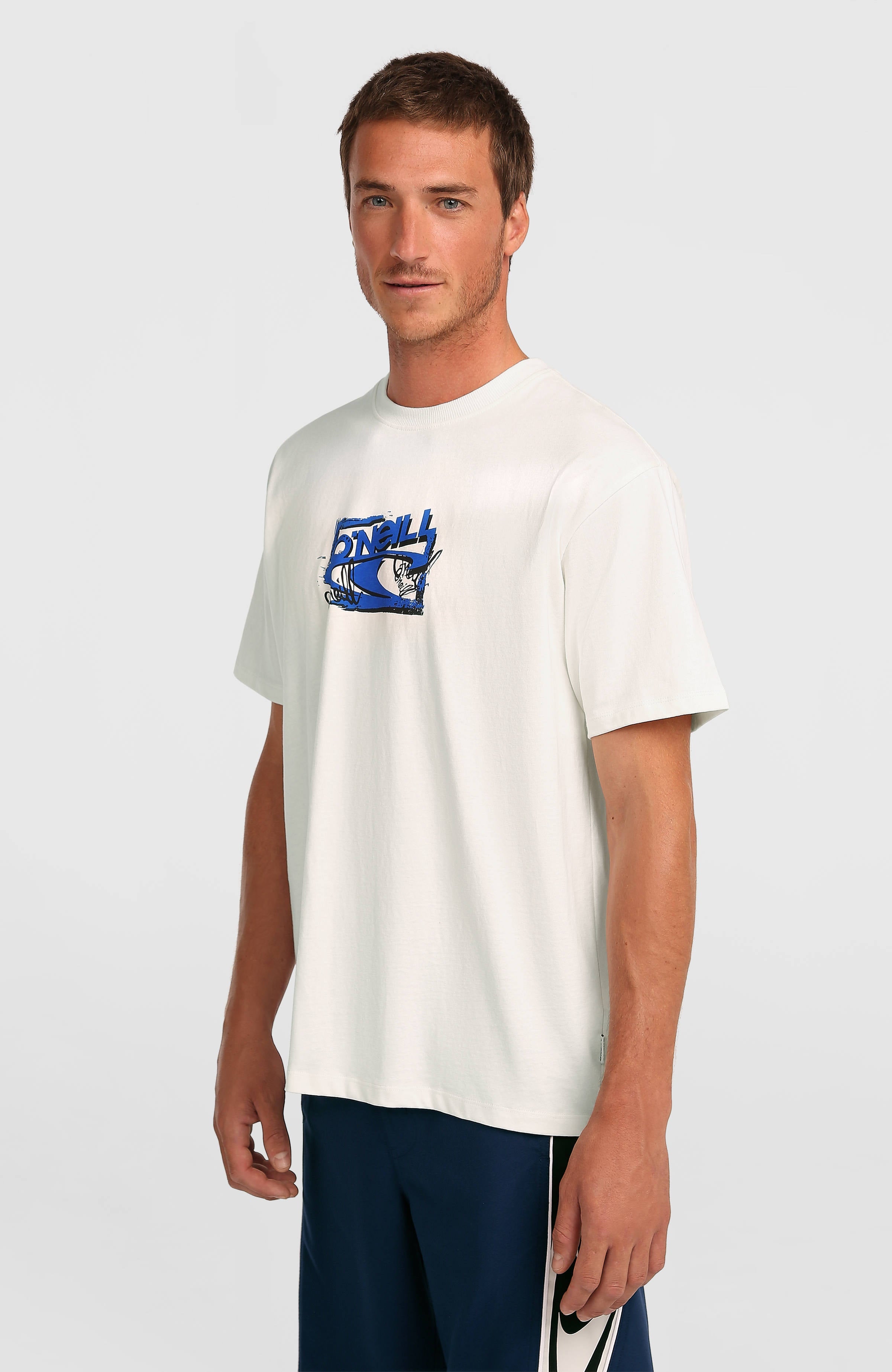 Essentials 90s Logo T-Shirt Men - Snow White