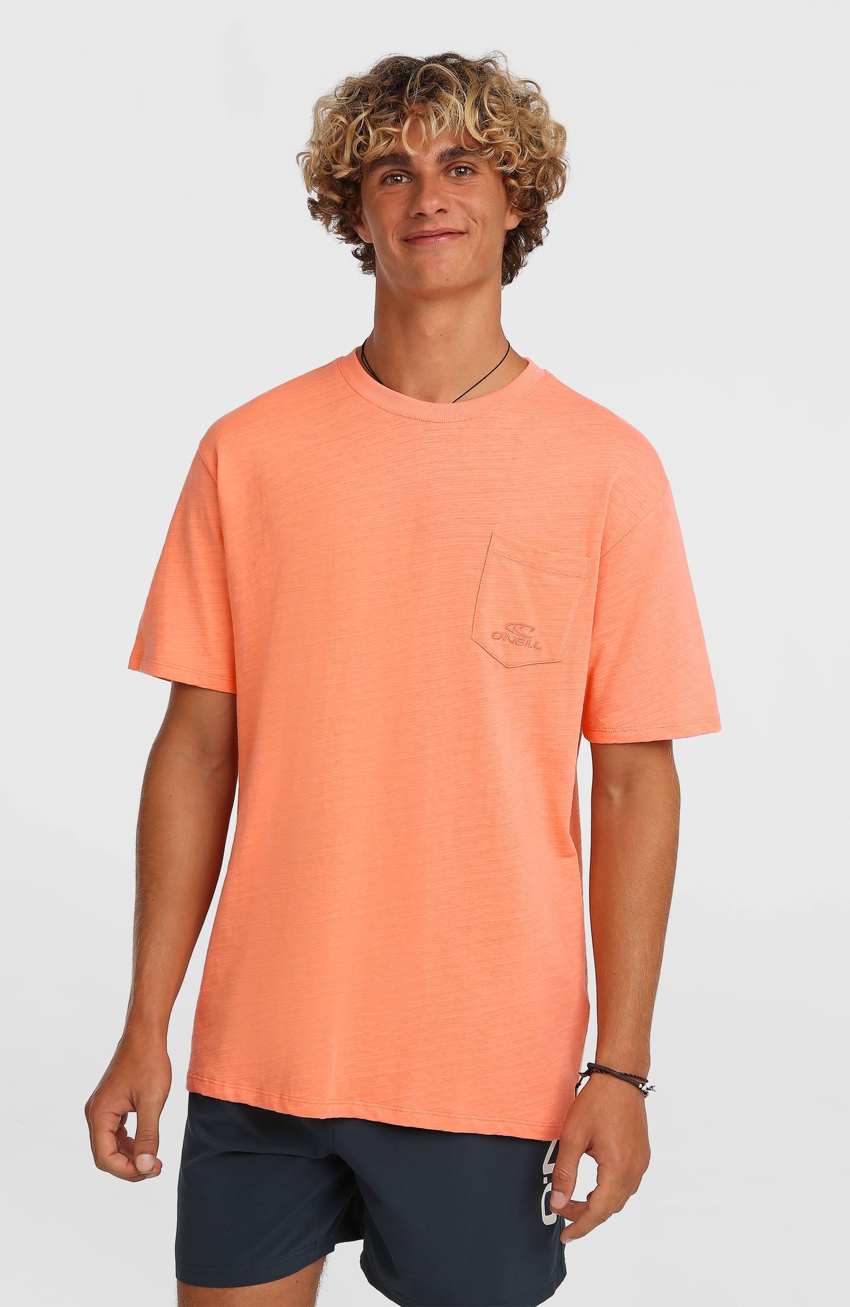 O'Neill Slub Chest Pocket T-Shirt Men - Funky Peach