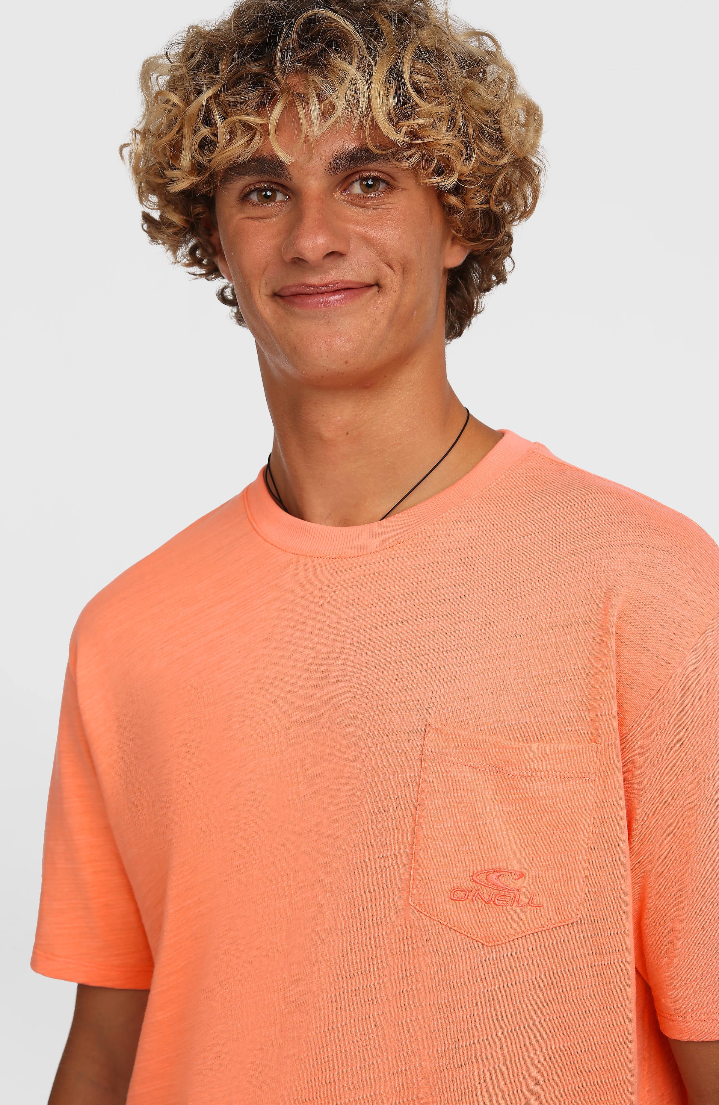 O'Neill Slub Chest Pocket T-Shirt Men - Funky Peach