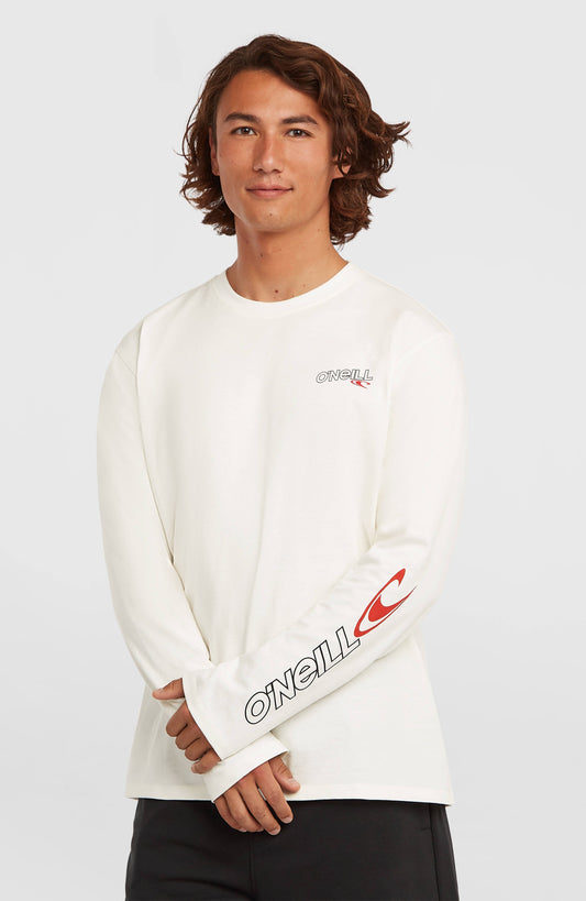 Essentials 90s Logo Long-Sleeve T-Shirt Men - Snow White