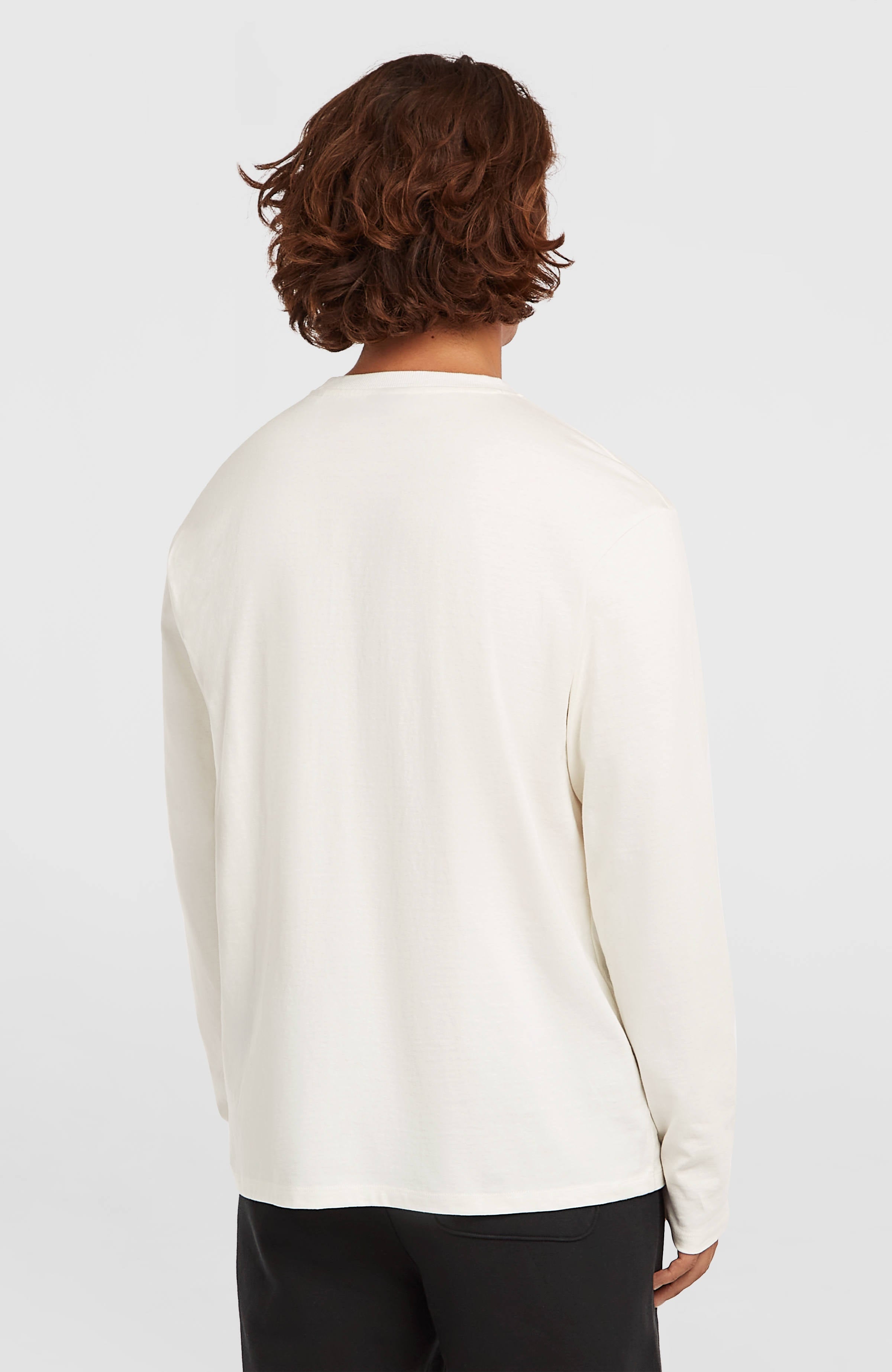 Essentials 90s Logo Long-Sleeve T-Shirt Men - Snow White