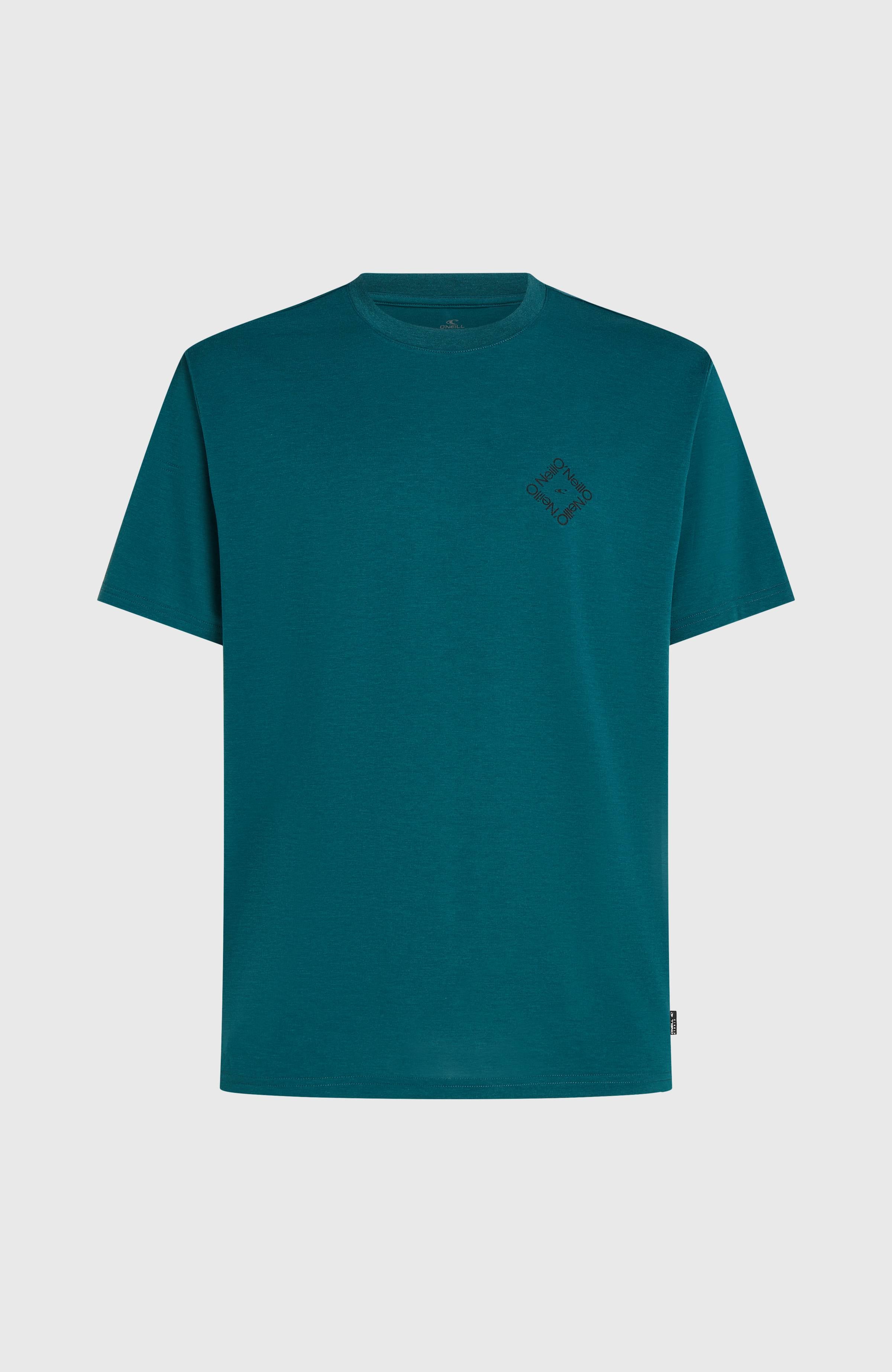 O'Neill Hybrid Polygiene Back-Print T-Shirt Men - Botanical Heat