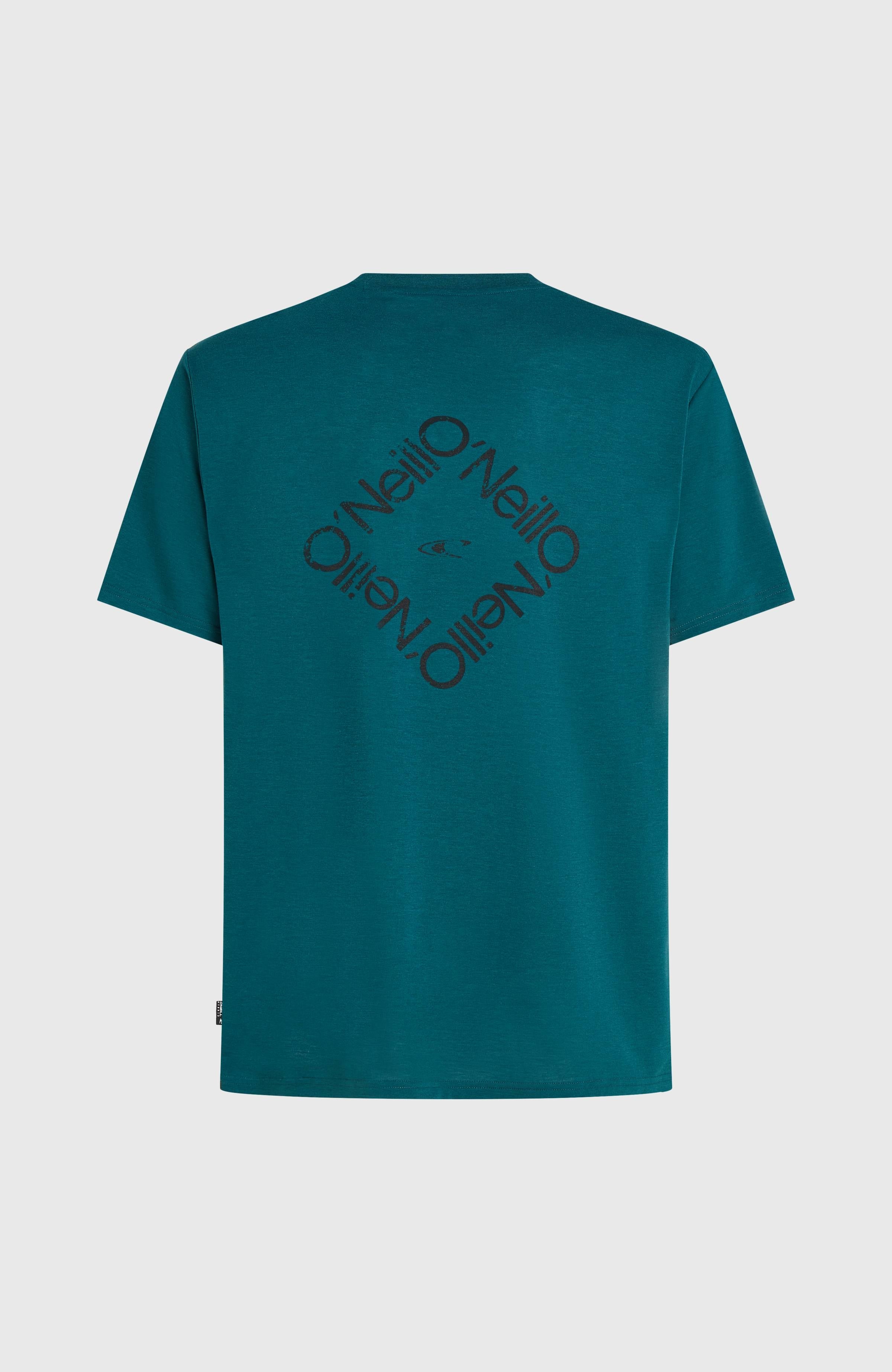 O'Neill Hybrid Polygiene Back-Print T-Shirt Men - Botanical Heat