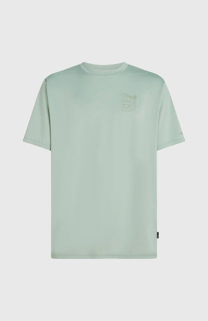 O'Neill Hybrid UPF 50+ Polygiene Back-Print T-Shirt Men - Marble Arch