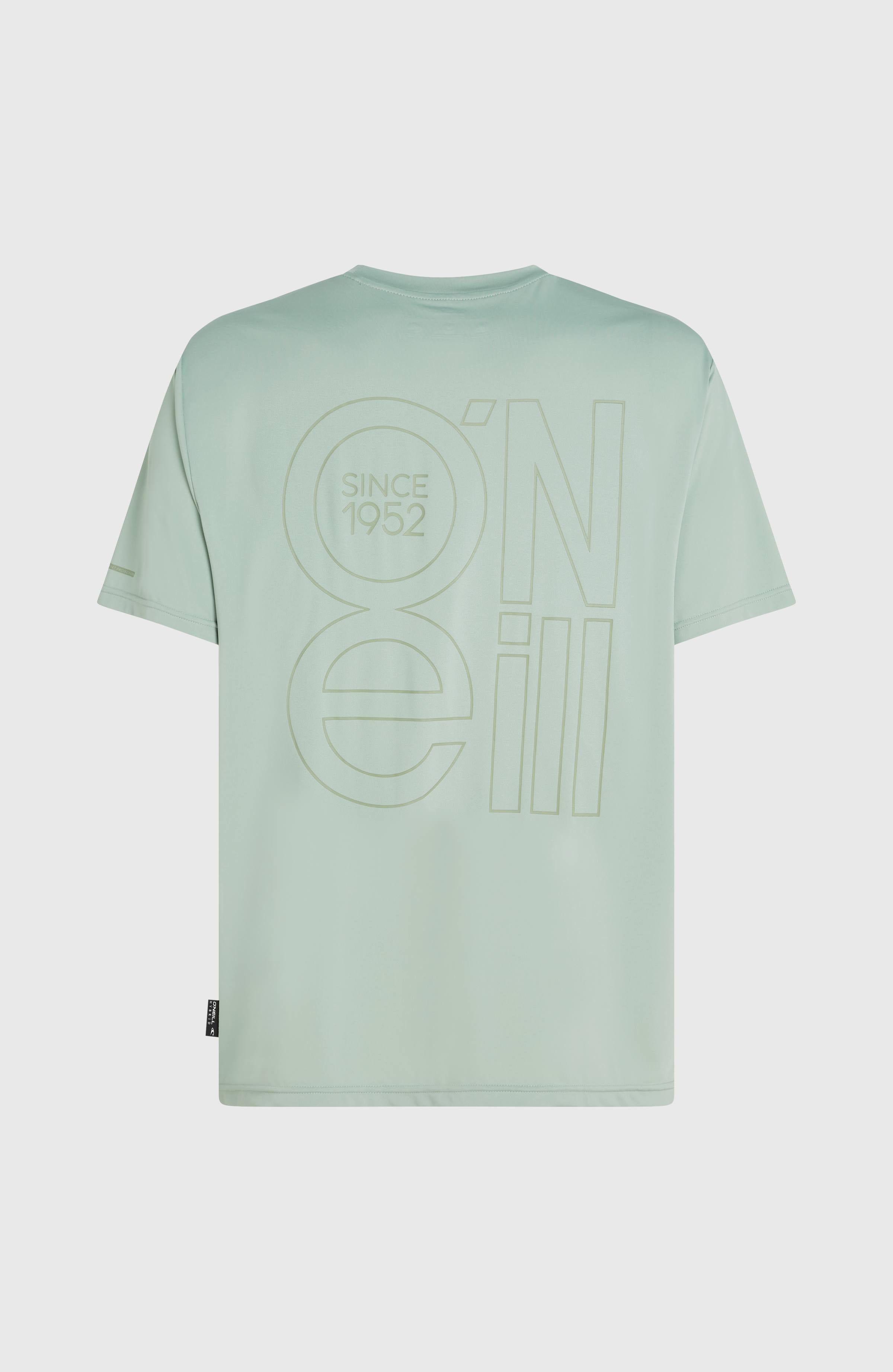 O'Neill Hybrid UPF 50+ Polygiene Back-Print T-Shirt Men - Marble Arch