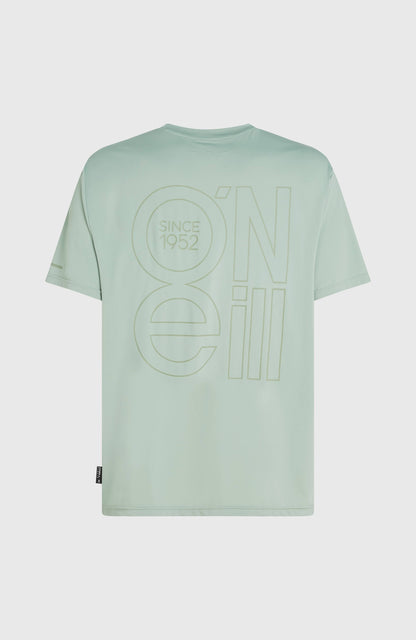 O'Neill Hybrid UPF 50+ Polygiene Back-Print T-Shirt Men - Marble Arch