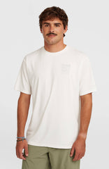 O'Neill Hybrid UPF 50+ Polygiene Back-Print T-Shirt Men - Snow White