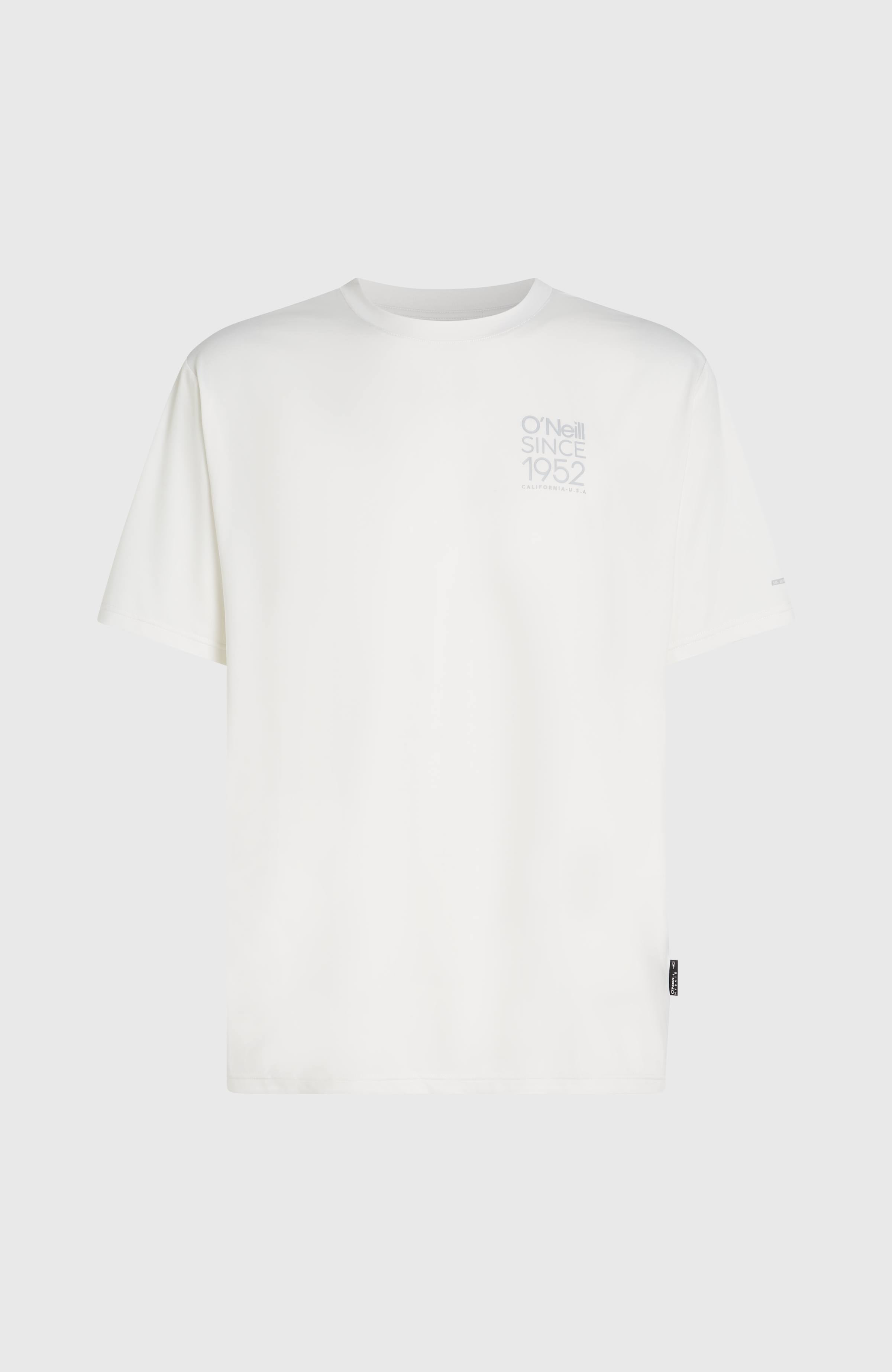 O'Neill Hybrid UPF 50+ Polygiene Back-Print T-Shirt Men - Snow White