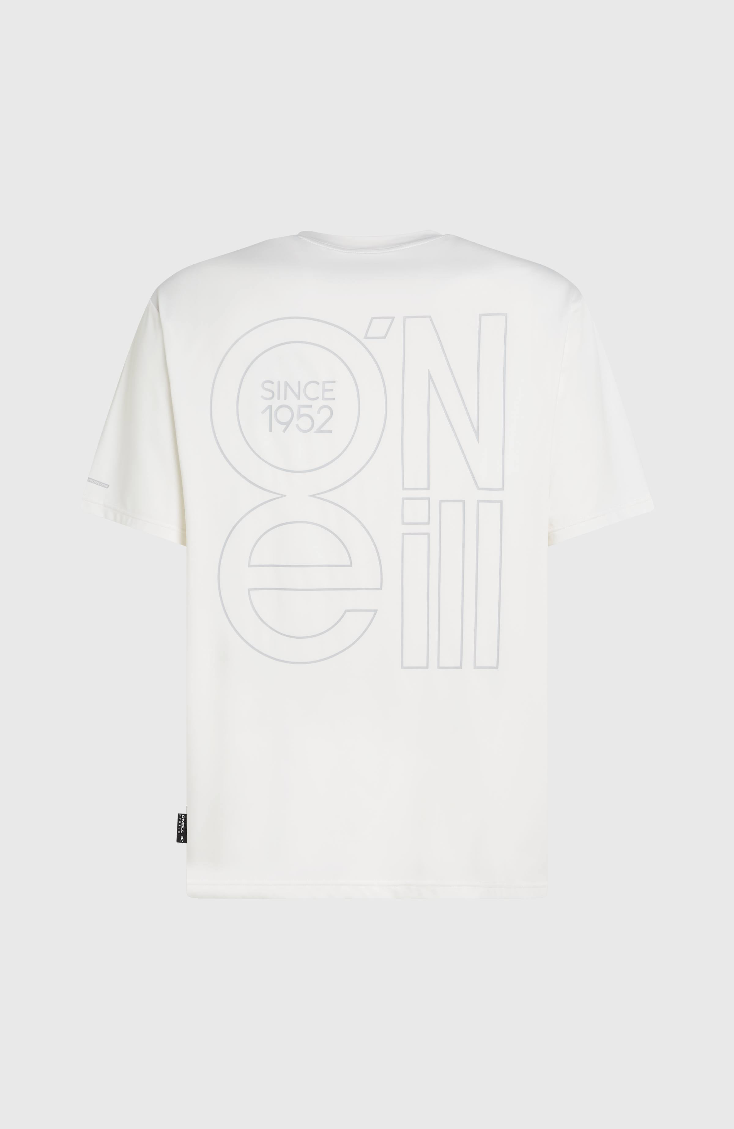 O'Neill Hybrid UPF 50+ Polygiene Back-Print T-Shirt Men - Snow White