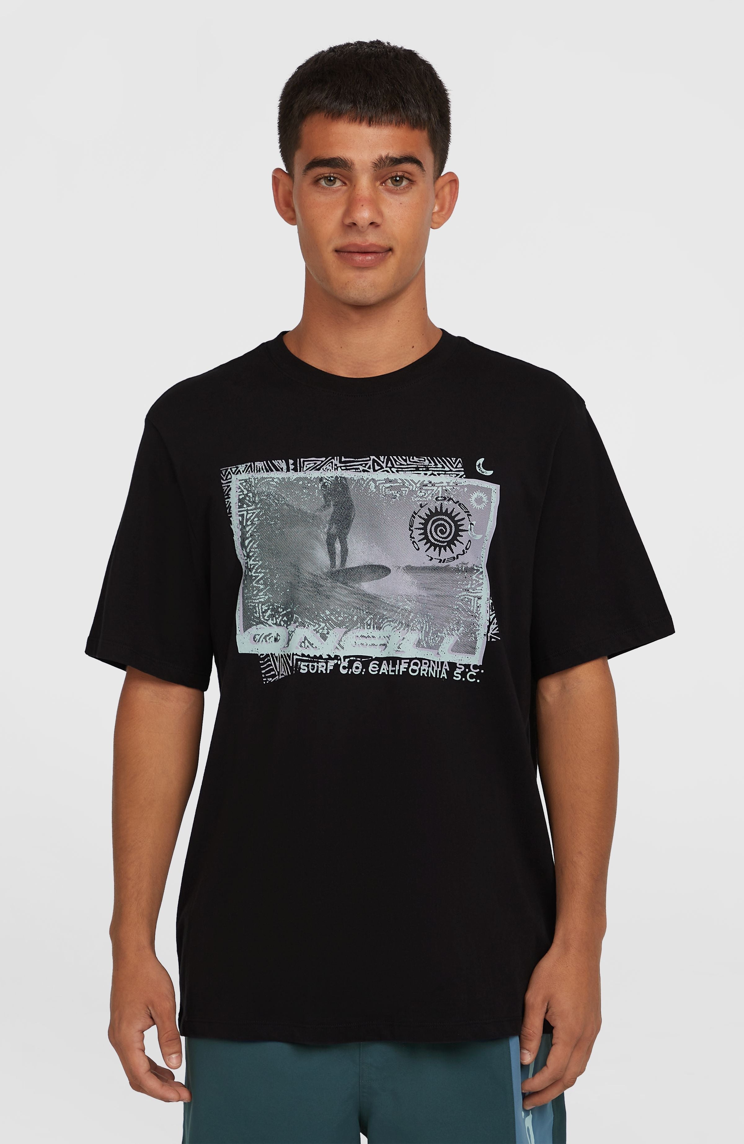 Photo Print T-Shirt Men - Black Out