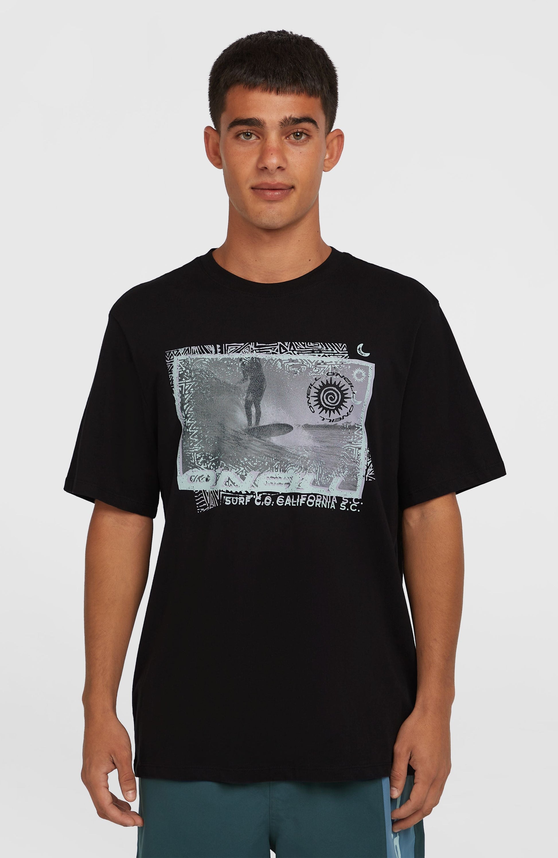 Photo Print T-Shirt Men - Black Out