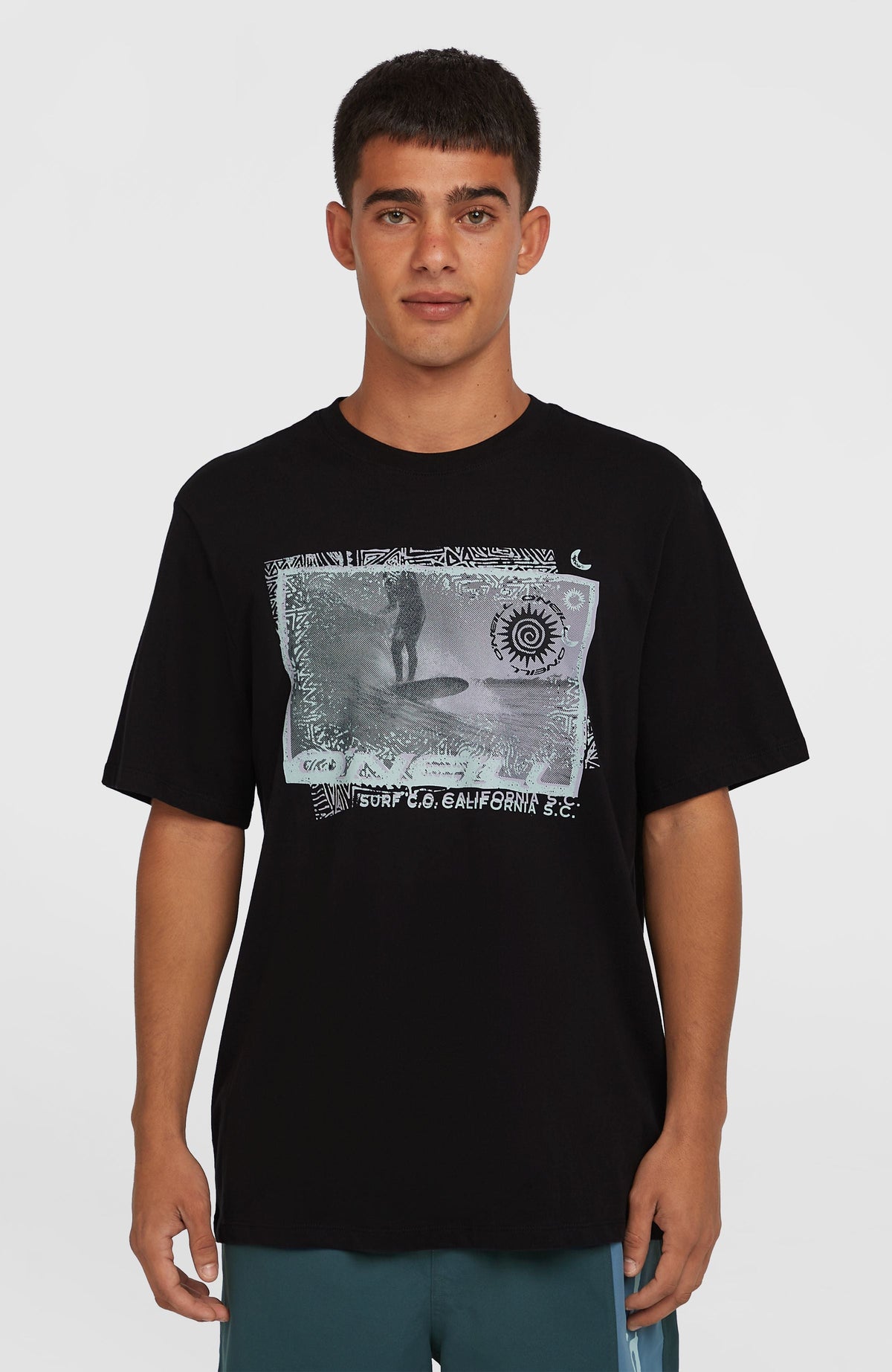 Photo Print T-Shirt Men - Black Out