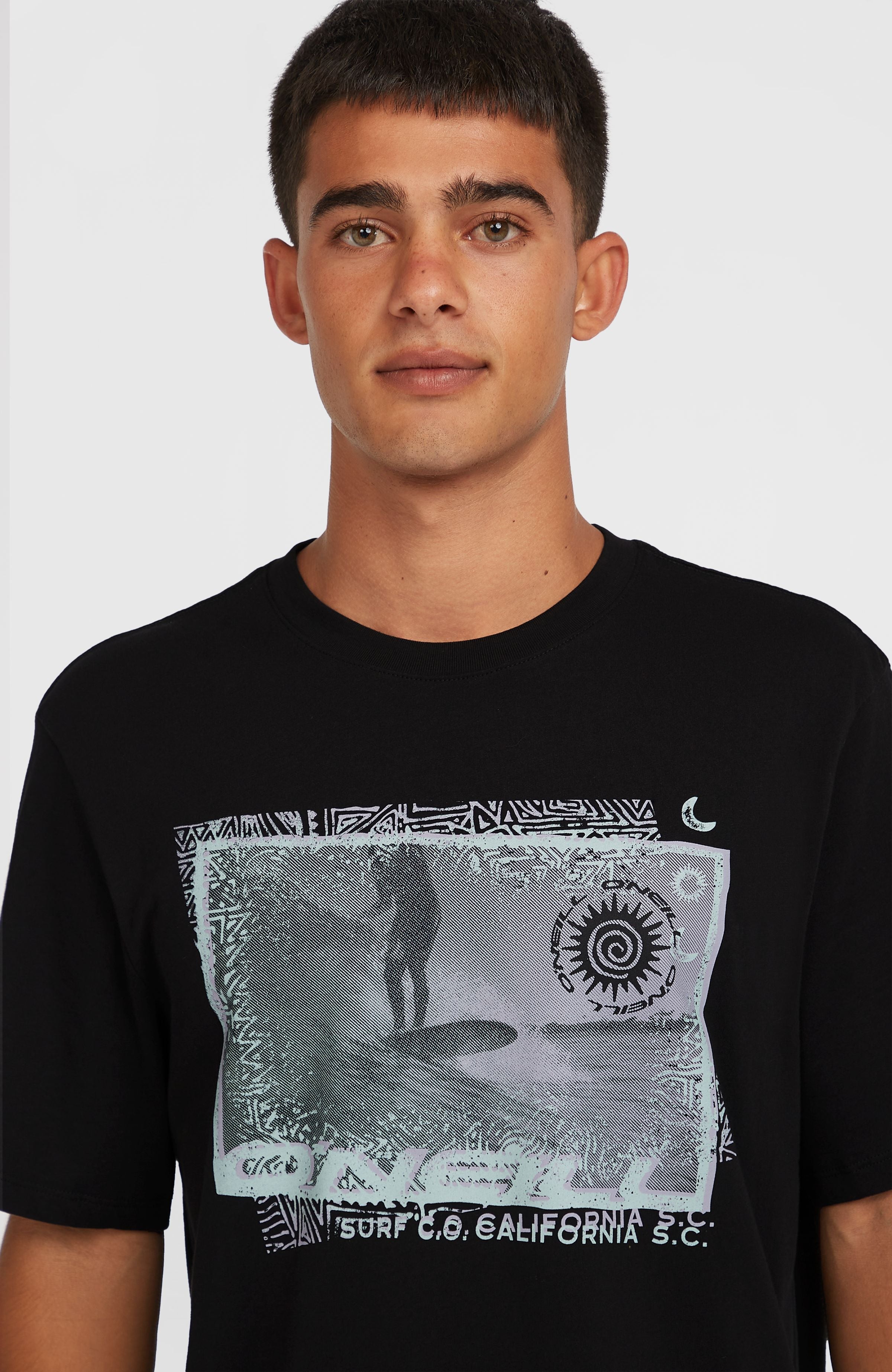 Photo Print T-Shirt Men - Black Out