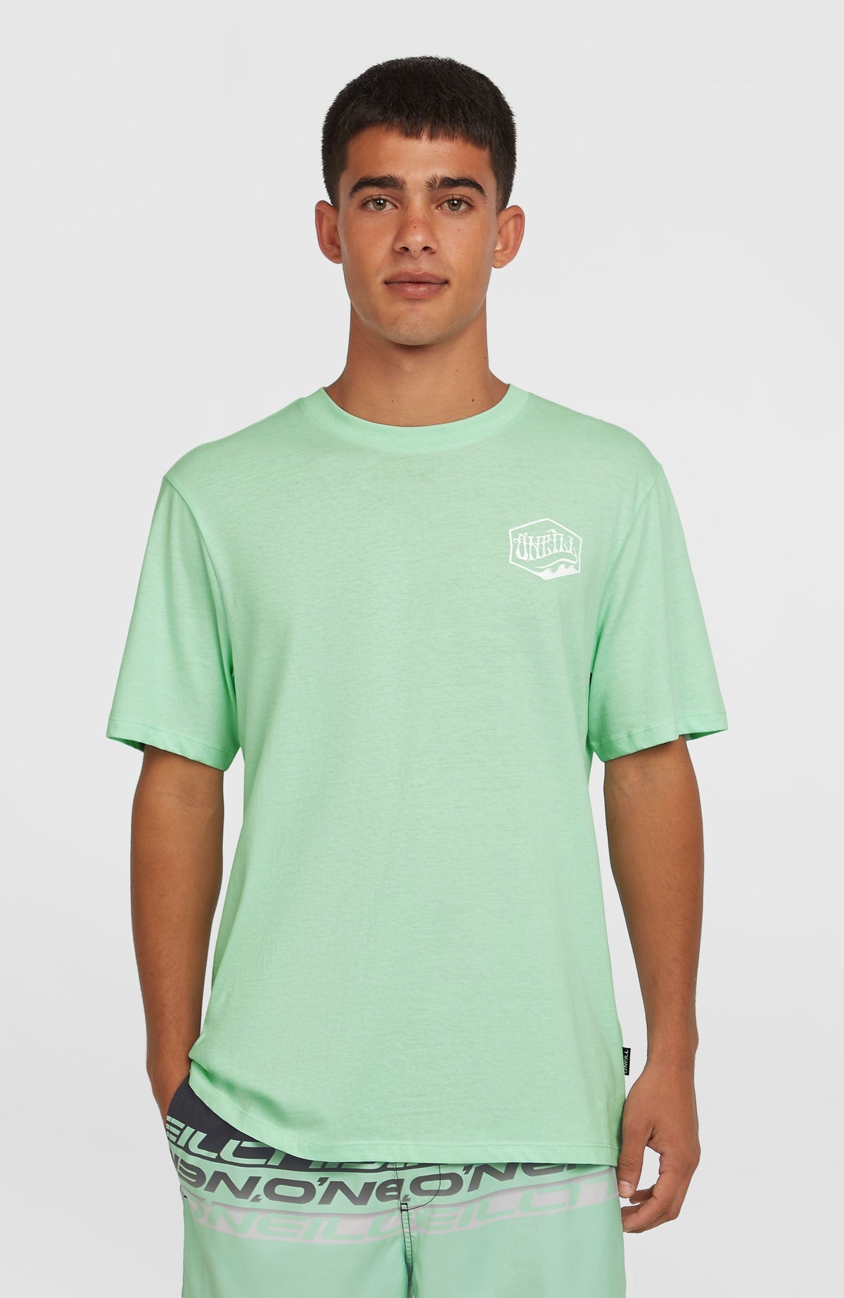 Box Logo T-Shirt Men - Mildrew Mint