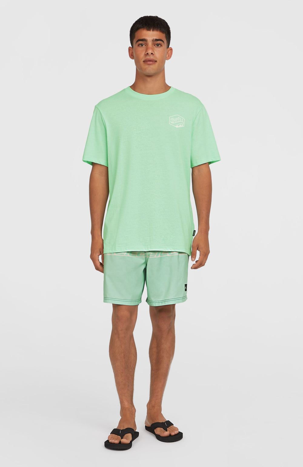 Box Logo T-Shirt Men - Mildrew Mint