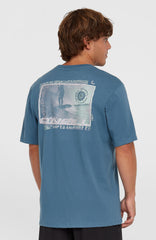 Photo Print T-Shirt Men - Copen Blue