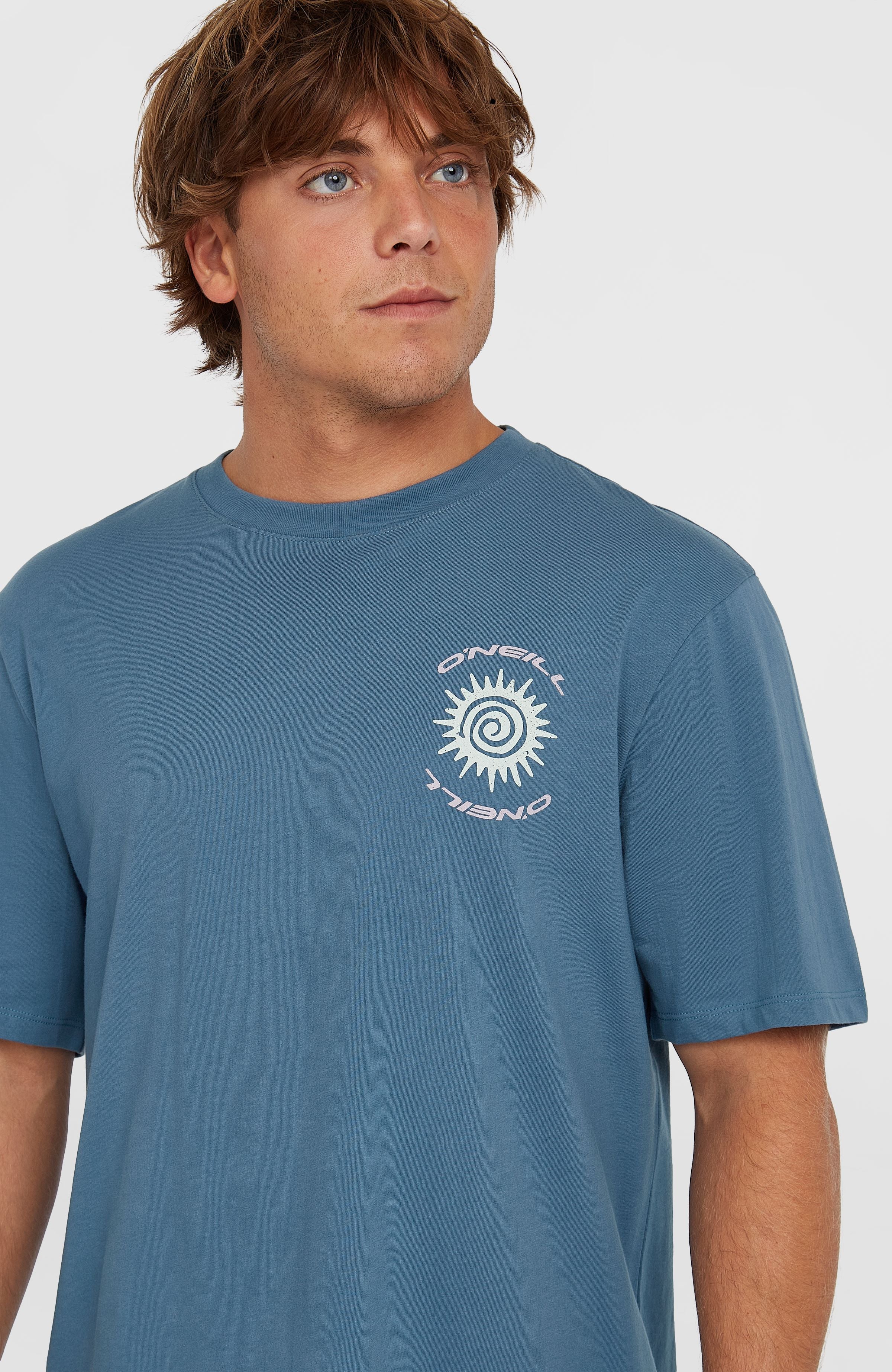 Photo Print T-Shirt Men - Copen Blue