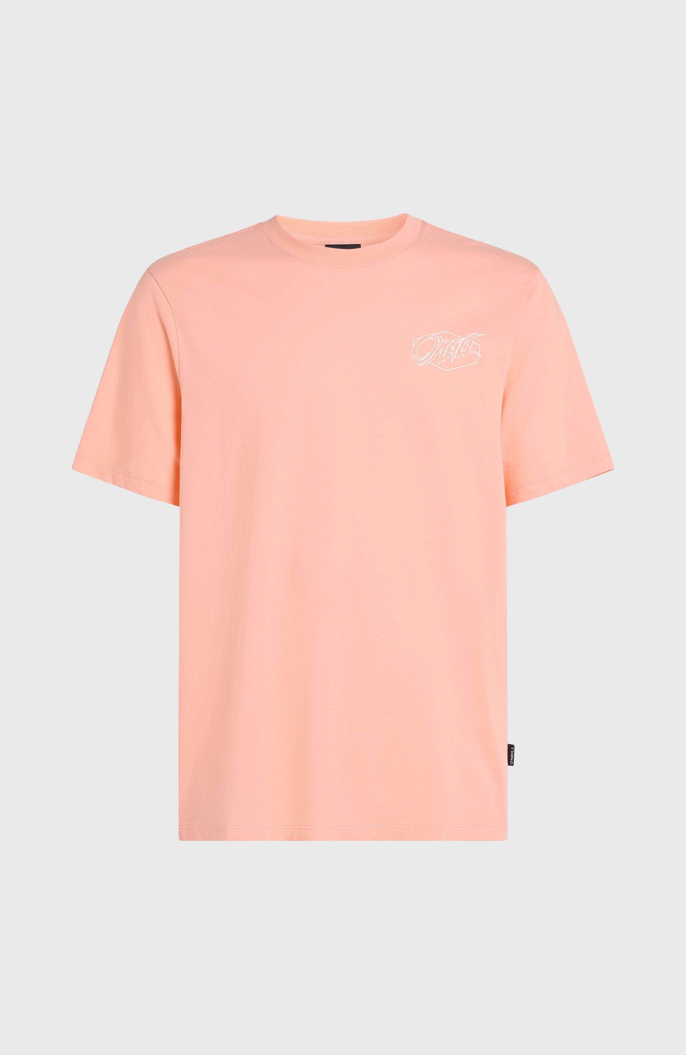 Box Logo T-Shirt Men - Coral Pop
