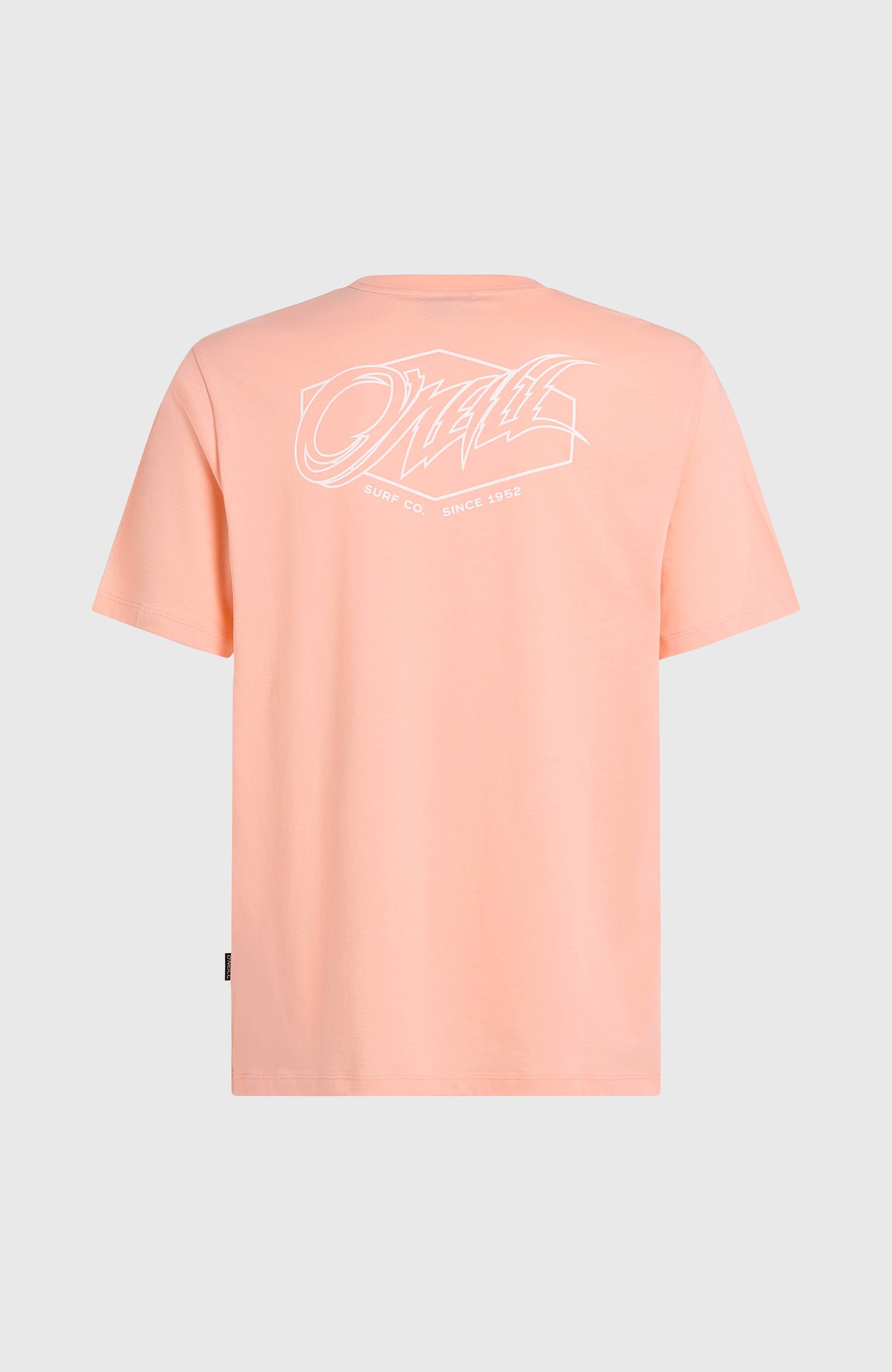 Box Logo T-Shirt Men - Coral Pop