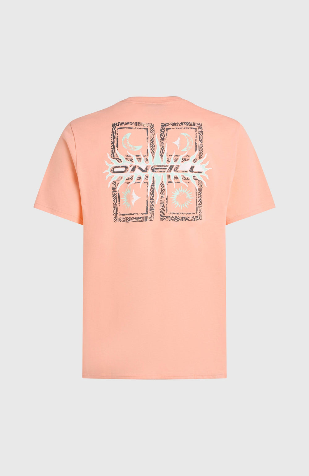 Retro Graphic T-Shirt Men - Coral Pop