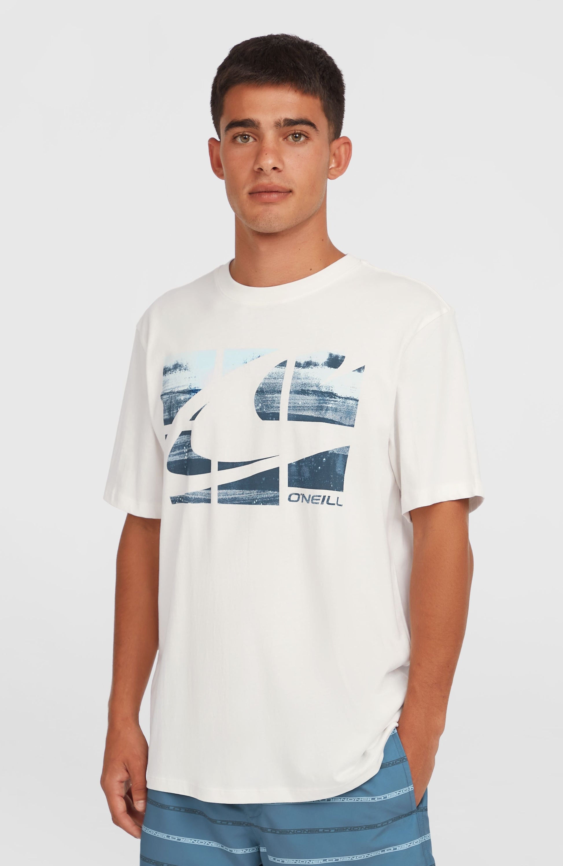 Gradient T-Shirt Men - Snow White 2