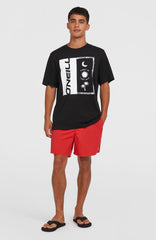 Front Print T-Shirt Men - Black Out