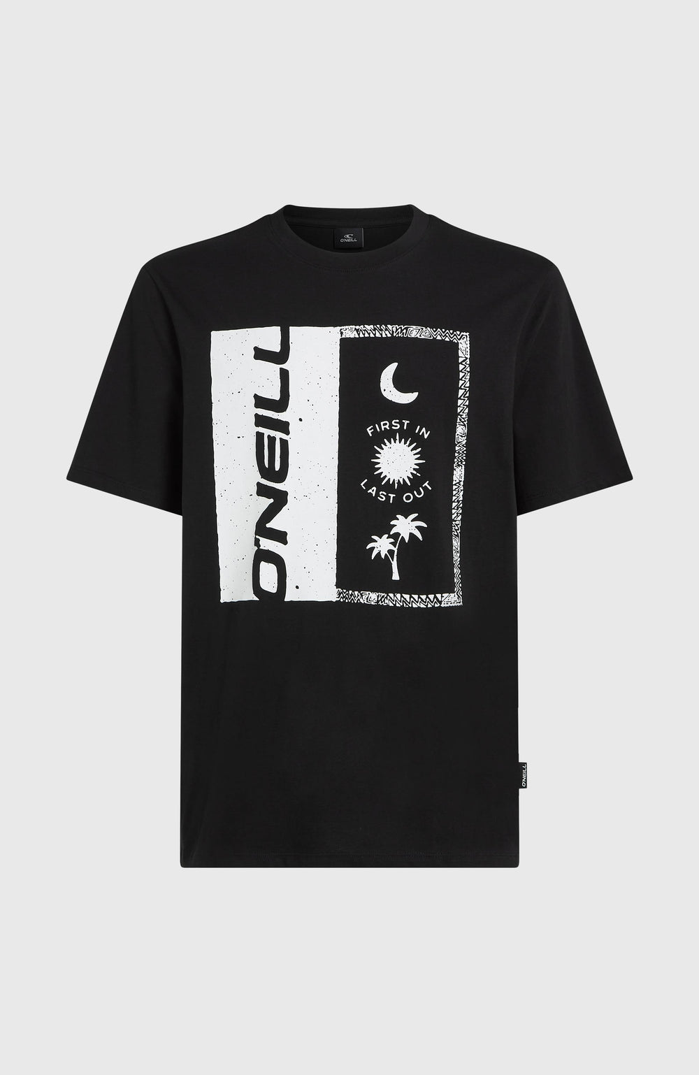 Front Print T-Shirt Men - Black Out
